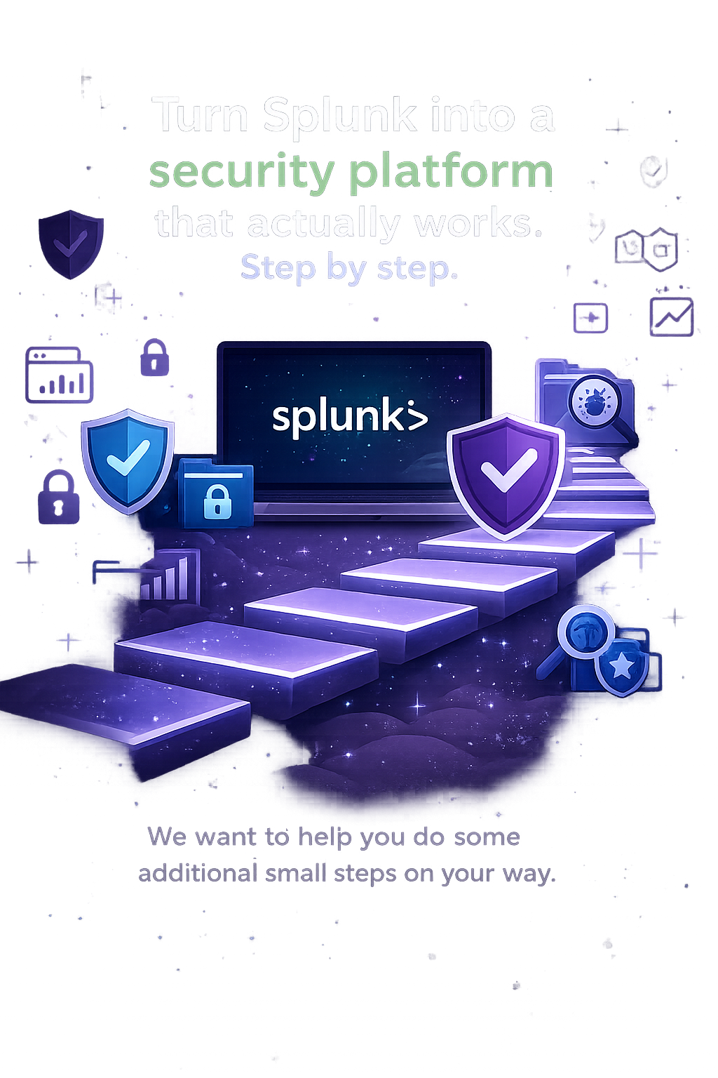 Turn Splunk into a security platform that actually works. Step by step.